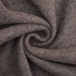 marron foncé chiné | Tissu loden id. laine bouillie, marron foncé chiné