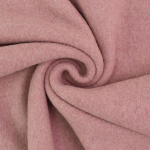 vieux rose clair | Tissu loden id. laine bouillie, vieux rose clair