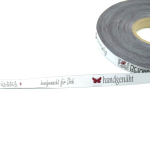 blanc | Ruban tissu tissé, 1,5cm, Unikat & Made in, blanc
