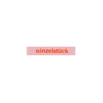 rose | Étiquette vêtement Einzelstück, rose