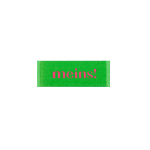 vert | Étiquette vêtement Meins!, vert