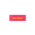 rose fuchsia | Étiquette vêtement Meins!, rose fuchsia