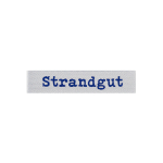 bleu | Étiquette vêtement Strandgut, bleu