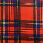 rot | Wellnessfleece kariert, rot