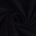 noir | Tissu suédine faux daim nubuck, noir