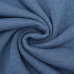 middenblauw | Wintersweat gemêleerd, helderblauw