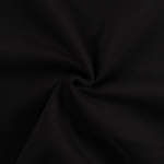 noir | Tissu sweat molleton, noir