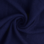 donkerblauw | Wollen Bouclé licht, donkerblauw
