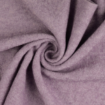 mauve chiné | Tissu lainage aspect légèrement bouclé, mauve chiné