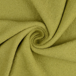 vert mousse | Tissu lainage aspect légèrement bouclé, vert mousse