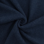 bleu foncé | Tissu laine vierge uni, bleu foncé