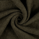 vert olive foncé | Tissu laine vierge uni, vert olive foncé