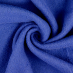 bleu royal | Tissu laine vierge uni, bleu royal