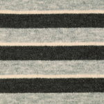 grijs | Gebreide stof met wol Colour Stripes, grijs