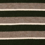 groen | Gebreide stof met wol Colour Stripes, groen