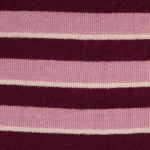 roze | Gebreide stof met wol Colour Stripes, roze