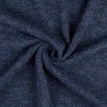 dark blue | Wool knitted fabric, dark blue