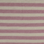 roze | Gebreide stof met wol Stripes, roze
