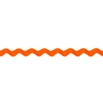 neonorange | Zackenlitze neonorange 5 mm