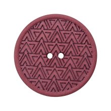 baies | Bouton couture chanvre et polyester recyclé 28 mm, 2 trous, baies (0056)