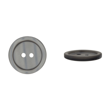 gris | Bouton couture basic 15mm 2 trous, gris