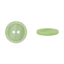 vert clair | Bouton couture plastique 20mm 2 trous, vert clair