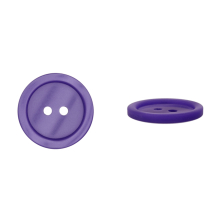 pourpre | Bouton couture plastique 11mm 2 trous, pourpre