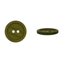 vert olive clair | Bouton couture plastique 11mm 2 trous, vert olive