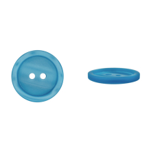 turquoise | Bouton couture basic 11mm 2 trous, turquoise