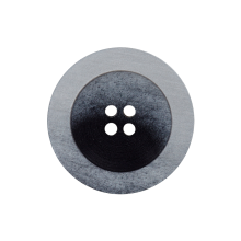 gris | Bouton couture plastique chiné, 25 mm 4 trous, gris (0078)