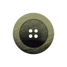 vert | Bouton couture plastique chiné, 25 mm 4 trous, vert (0028)
