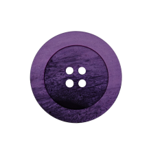 violet | Bouton couture plastique chiné, 25 mm 4 trous, violet (0621)