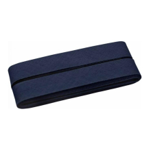 tiefblau | 5 m Baumwollschrägband tiefblau (211)