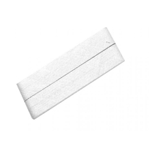 weiss | 5 m Baumwollschrägband weiss (009)