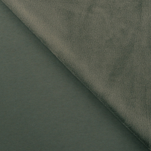 vert militaire | Tissu sweat polaire alpine, vert armée