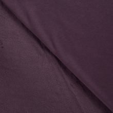 dunkellila | Alpenfleece / Kuschel-Sweatshirt, dunkellila