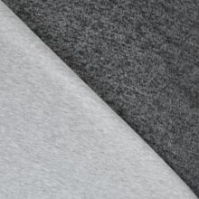 light gray melange | Alpine fleece sweatshirt fabric, light grey melange