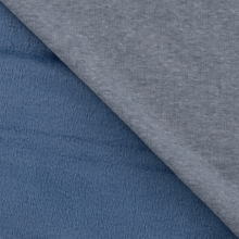 jeansblau meliert | Alpenfleece / Kuschel-Sweatshirt, jeansblau meliert