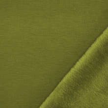 moosgrün | Alpenfleece / Sweat uni, moosgrün