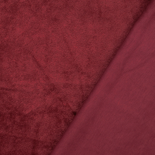 weinrot | Alpenfleece / Sweat uni, weinrot