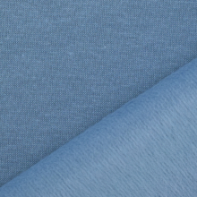 bleu denim | Tissu sweat polaire alpine Flo, bleu denim