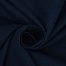 donkerblauw | Katoenen Batist, donkerblauw