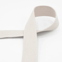 zandkleurig | Katoenen tassenband 30 mm, zandkleurig