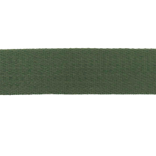 altgrün | Baumwoll-Gurtband uni altgrün 38 mm
