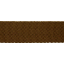 braun | Baumwoll-Gurtband uni braun 38 mm