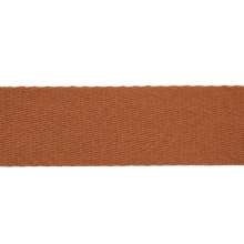 cognac | Baumwoll-Gurtband uni cognac 38 mm