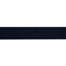 dunkelblau | Baumwoll-Gurtband uni dunkelblau 38 mm