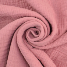 rosa | Baumwoll Musselin Uni, rosa