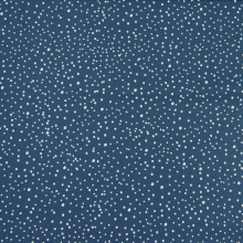 blau | Baumwoll Popeline Flying Dots, blau