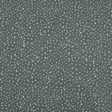 grau | Baumwoll Popeline Flying Dots, grau